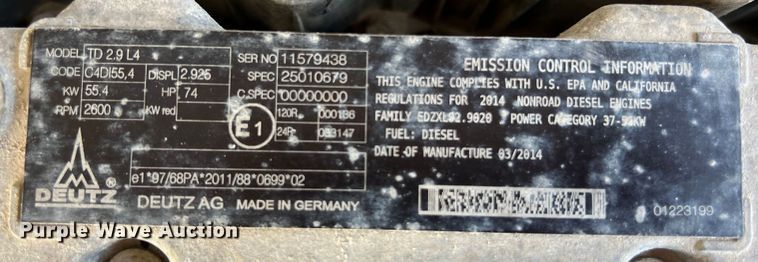 image for item LU9995 2014 Genie S-85 boom lift