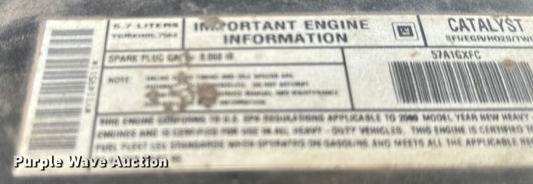 image for item MU9854 2000 Chevrolet  Express 3500 delivery truck