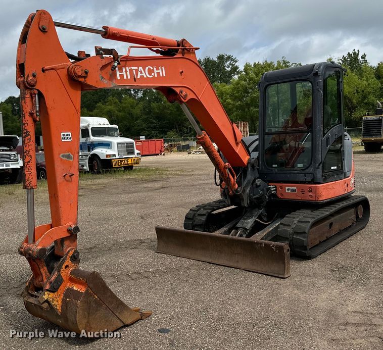 image for item NQ9592 2008 Hitachi  ZX60USBNA-3 mini excavator