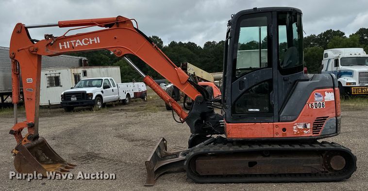 image for item NQ9592 2008 Hitachi  ZX60USBNA-3 mini excavator