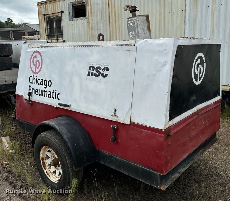 image for item NQ9593 1994 Chicago Pneunmatic  185 air compressor