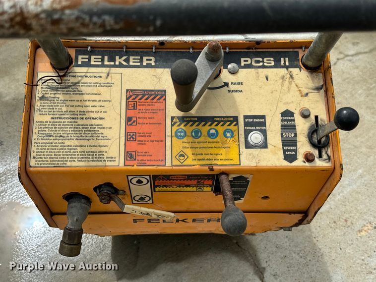 image for item NQ9595 Felker PCS II concrete saw 