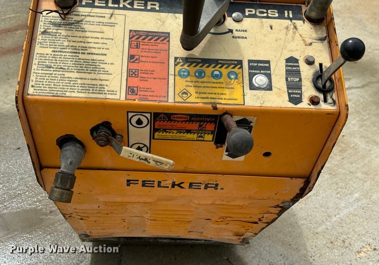 image for item NQ9595 Felker PCS II concrete saw 