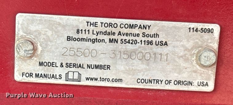 image for item NQ9603 2015 Toro RT1200 trencher