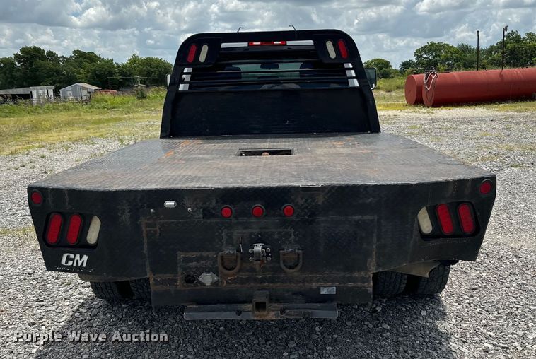 image for item NQ9607 2012 Dodge Ram 3500 Crew Cab flatbed pickup truck