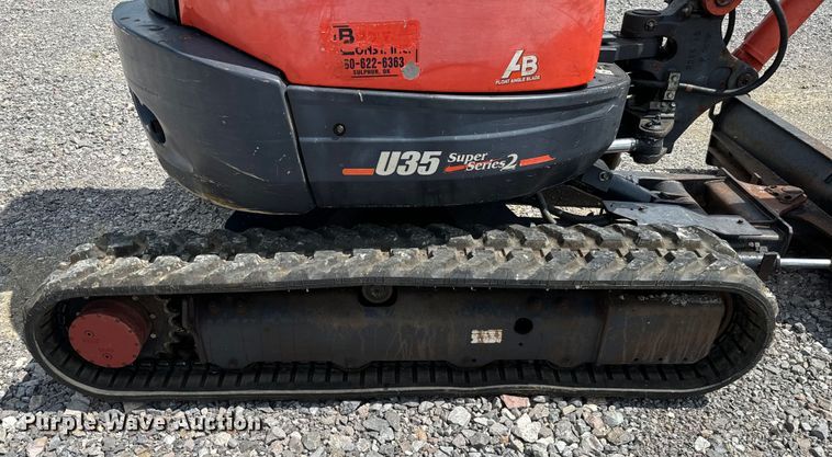 image for item NQ9612 2012 Kubota U35S2 mini excavator