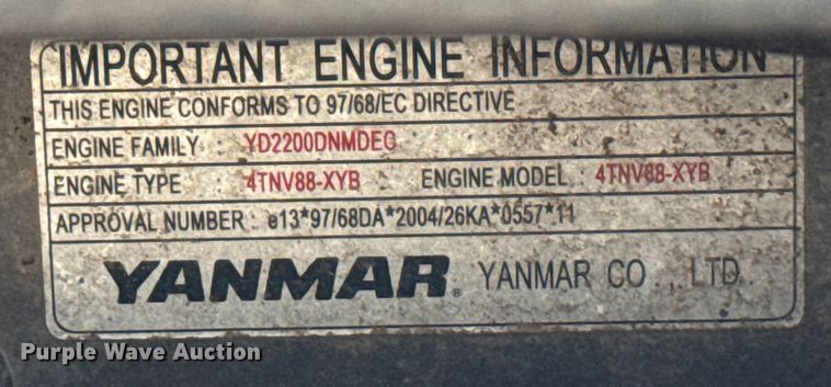 image for item NQ9613 2007 Case CX50B mini excavator