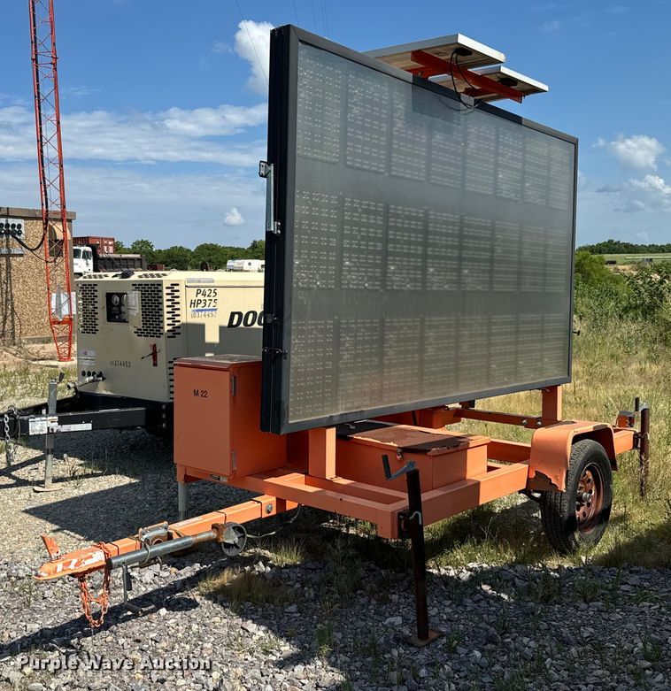 2013 K&K Systems message board trailer in Sulphur, OK Item NQ9615 for