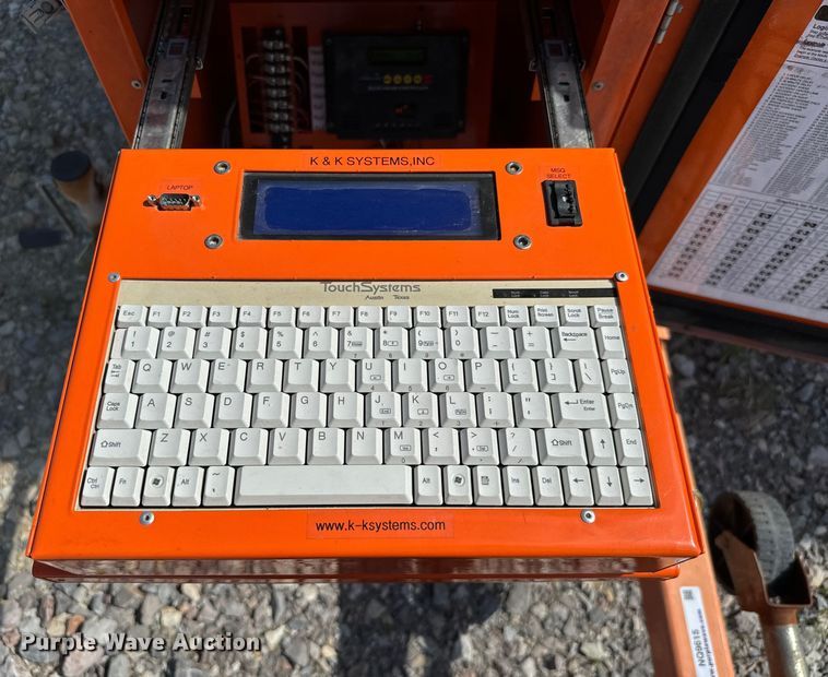 image for item NQ9615 2013 K&K Systems message board trailer