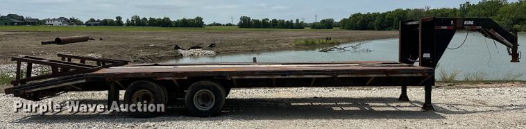 image for item NR9953 1990 Trail King  equipment trailer