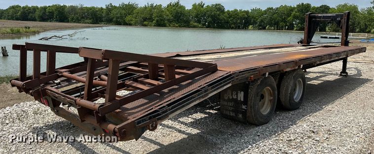 image for item NR9953 1990 Trail King  equipment trailer