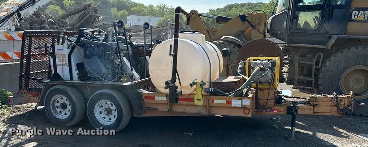 image for item NT9281 (2) Core Cut concrete saws with trailer