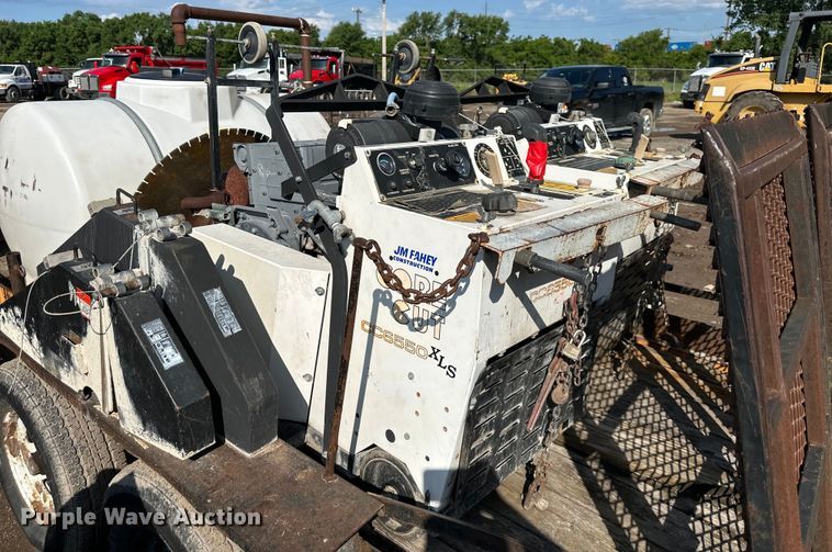 image for item NT9281 (2) Core Cut concrete saws with trailer