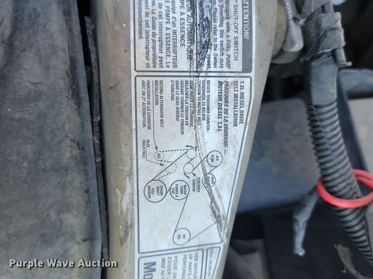 image for item NZ9925 2001 Ford  F450 Super Duty flatbed truck