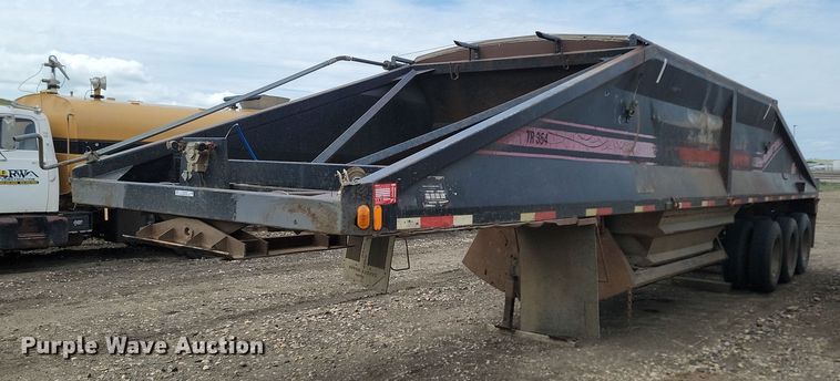 image for item OD9526 1986 Midland  MG40C bottom dump trailer