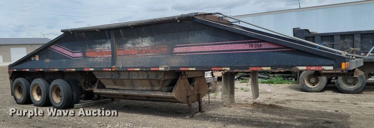 image for item OD9526 1986 Midland  MG40C bottom dump trailer