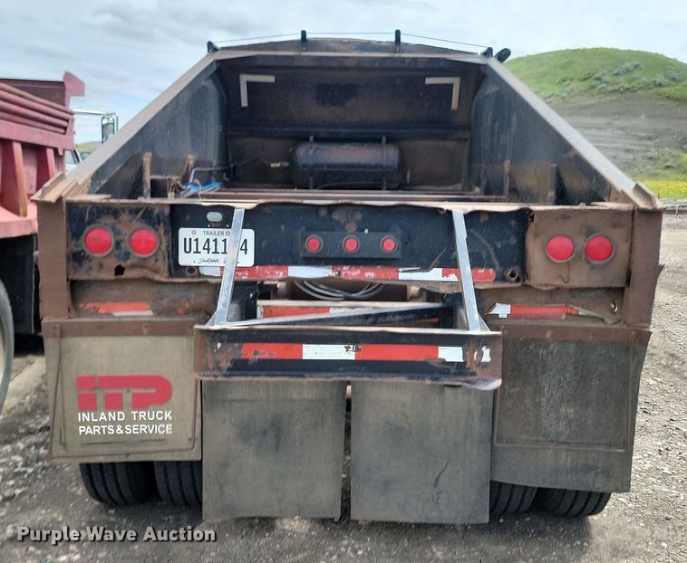 image for item OD9526 1986 Midland  MG40C bottom dump trailer