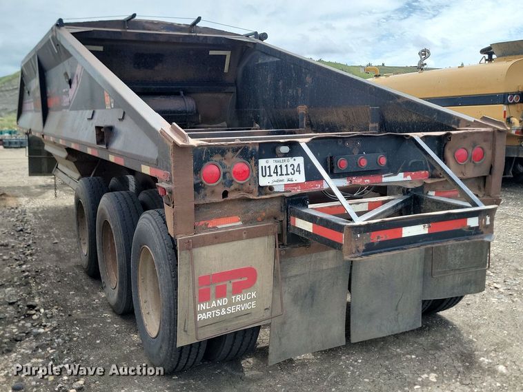 image for item OD9526 1986 Midland  MG40C bottom dump trailer