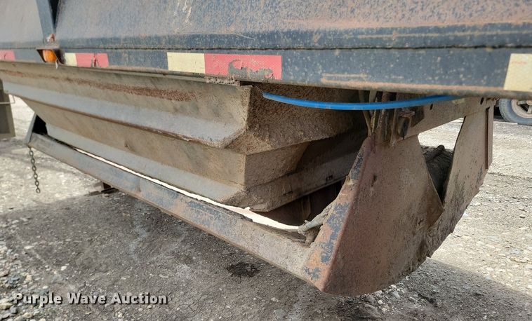 image for item OD9526 1986 Midland  MG40C bottom dump trailer