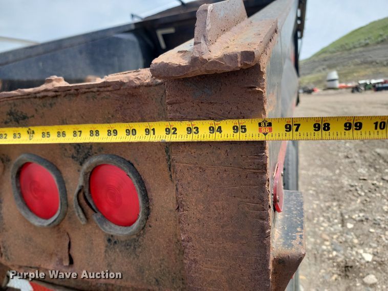 image for item OD9526 1986 Midland  MG40C bottom dump trailer