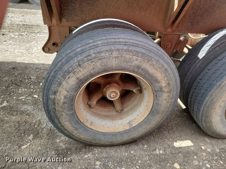 image for item OD9526 1986 Midland  MG40C bottom dump trailer