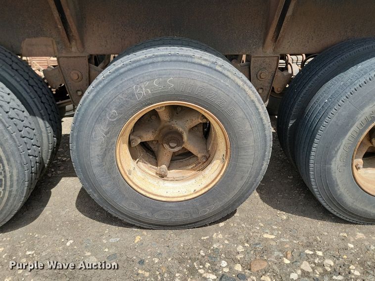 image for item OD9526 1986 Midland  MG40C bottom dump trailer