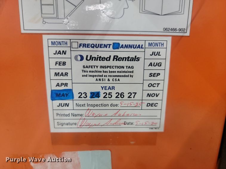 image for item OD9563 2017 Snorkel UL25DC vertical lift