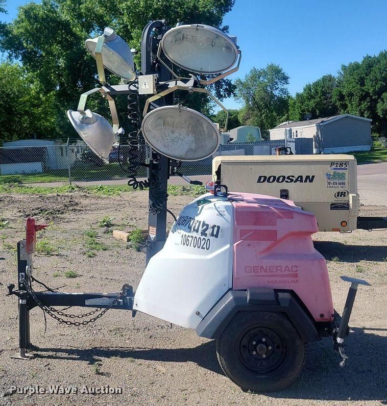 image for item OD9564 Generac Magnum Pro MLT6SM light plant