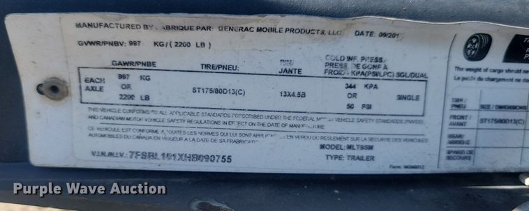 image for item OD9564 Generac Magnum Pro MLT6SM light plant