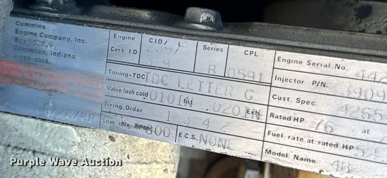 image for item OF9703 Ingersoll-Rand RT706E forklift