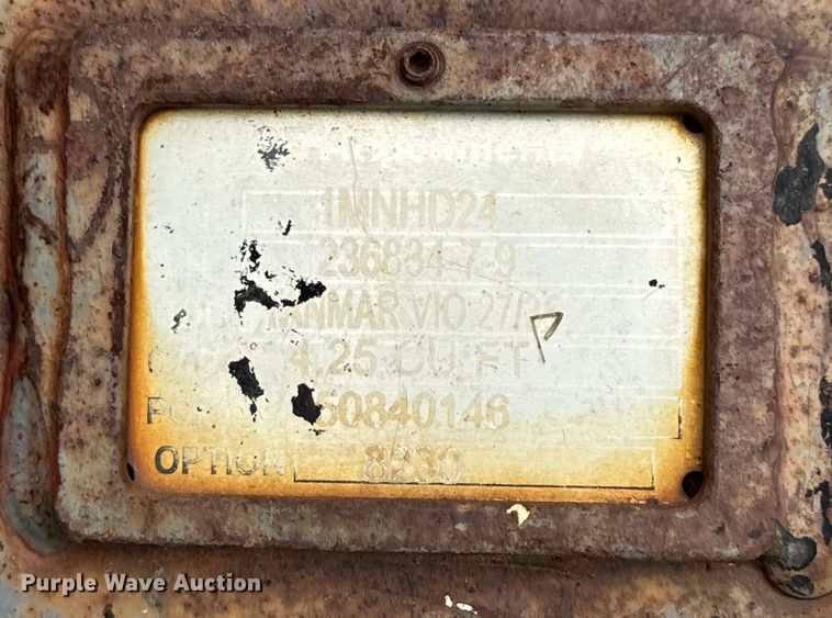 image for item OF9722 2016 Hyundai Robex 35Z-9A mini excavator