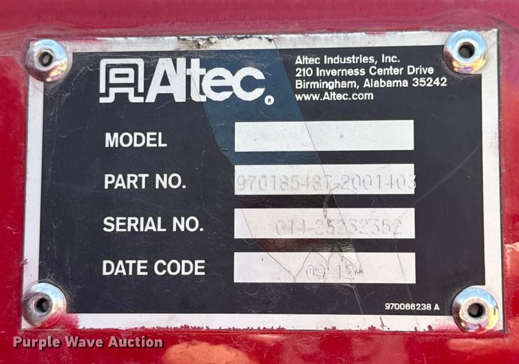 image for item OF9727 2013 International  WorkStar 7400 bucket truck