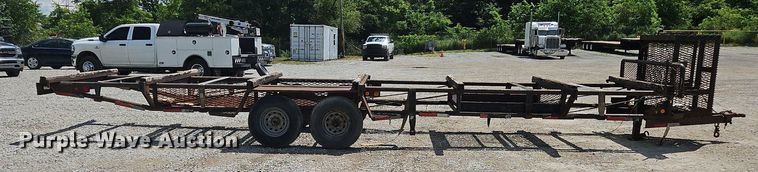 image for item OK9941 2004 Shop built  pipe trailer