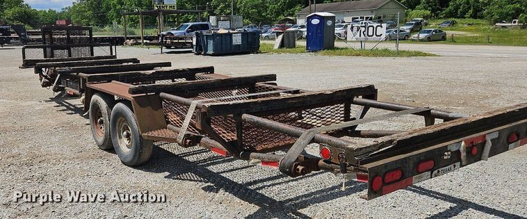 image for item OK9941 2004 Shop built  pipe trailer