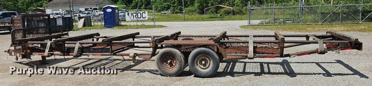 image for item OK9941 2004 Shop built  pipe trailer