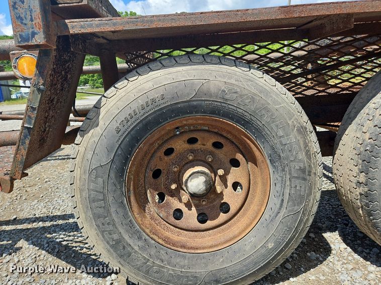 image for item OK9941 2004 Shop built  pipe trailer