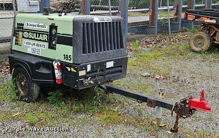 image for item OK9961 2017 Sullair 185D air compressor