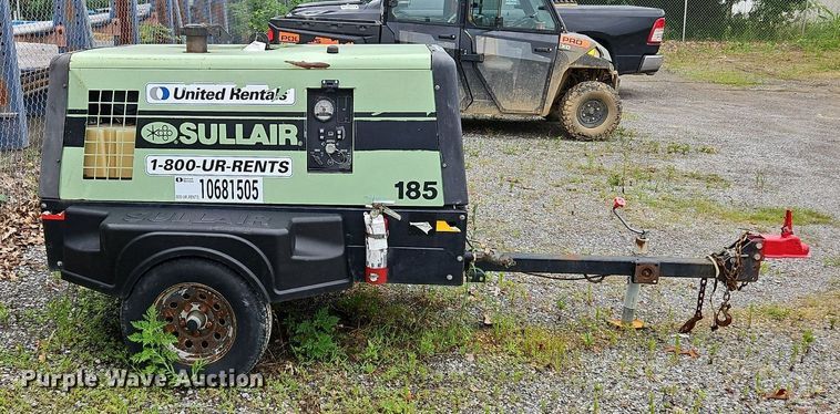 image for item OK9961 2017 Sullair 185D air compressor