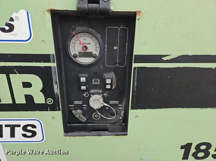 image for item OK9961 2017 Sullair 185D air compressor