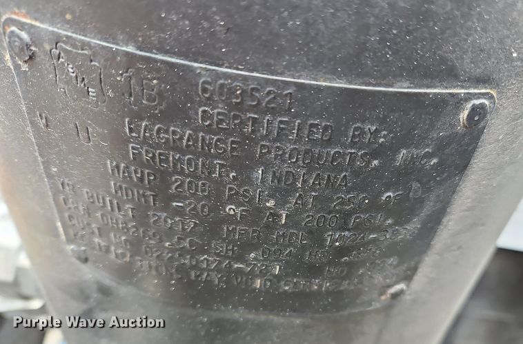 image for item OK9961 2017 Sullair 185D air compressor