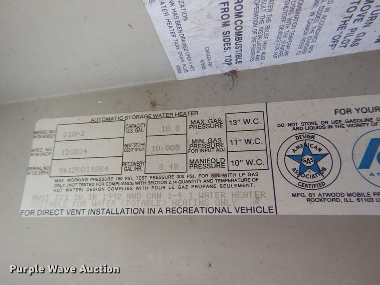 image for item DG4893 1994 Jayco camper