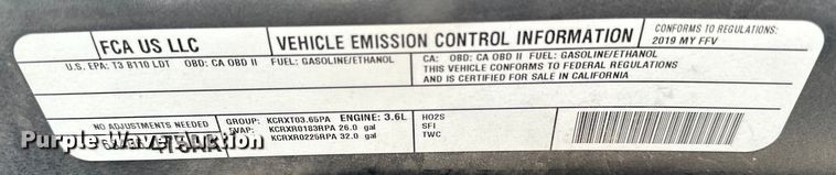 image for item DJ6242 2019 Dodge Ram 1500 Classic Crew Cab pickup truck