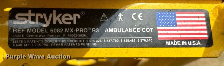 image for item DL4471 (7) Stryker MX-Pro R3 stretchers