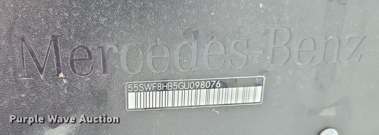 image for item DM1688 2016 Mercedes Benz C63 