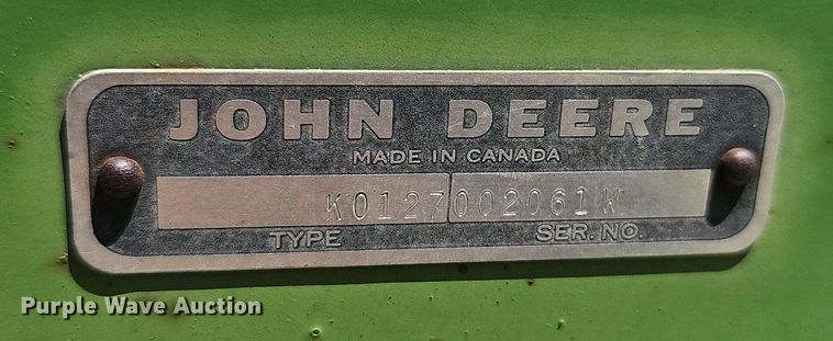 image for item DP0955 John Deere K0127 rotary mower