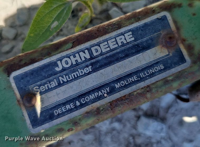 image for item DP0955 John Deere K0127 rotary mower