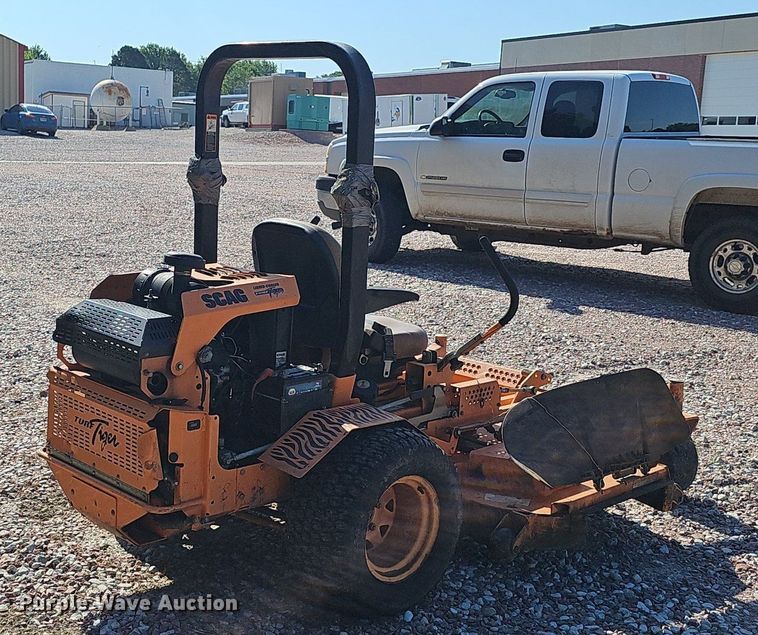 image for item DP0967 Scag Turf Tiger STT-31EFI-SS ZTR lawn mower