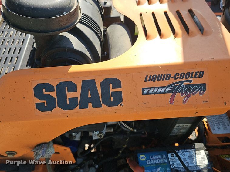 image for item DP0967 Scag Turf Tiger STT-31EFI-SS ZTR lawn mower