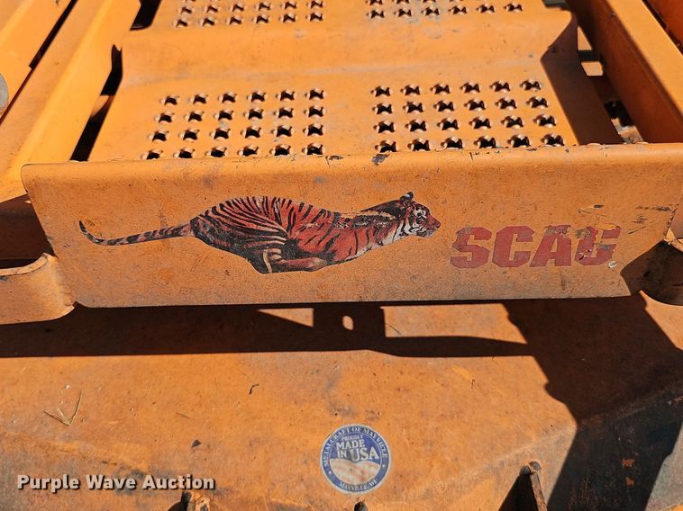 image for item DP0967 Scag Turf Tiger STT-31EFI-SS ZTR lawn mower