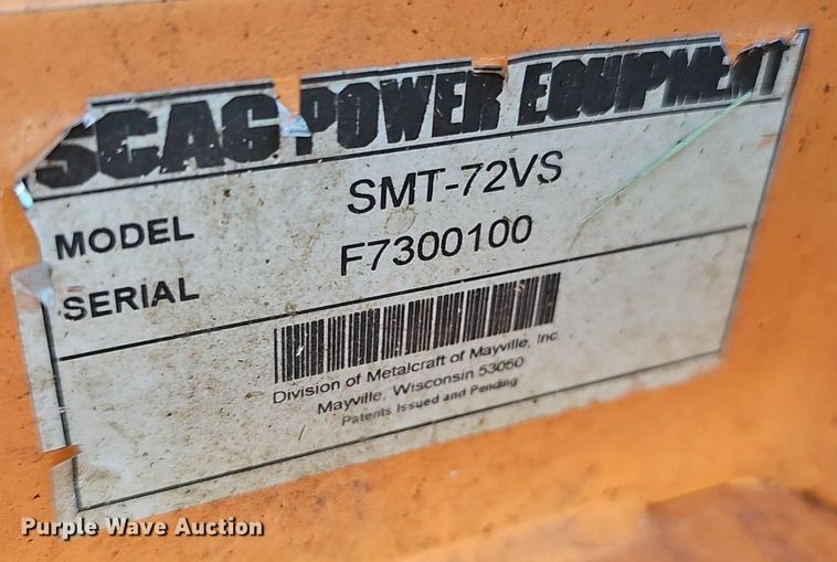 image for item DP0967 Scag Turf Tiger STT-31EFI-SS ZTR lawn mower